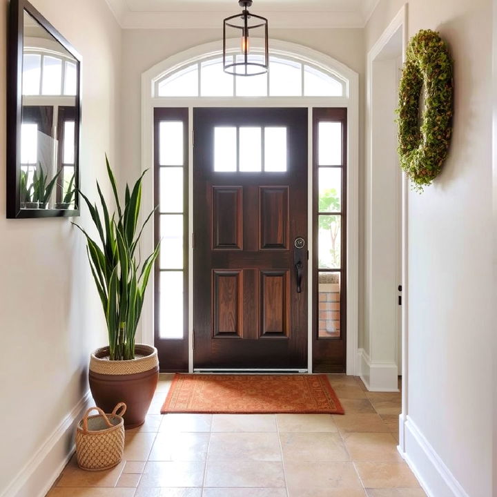 natural stone flooring for an earthy look