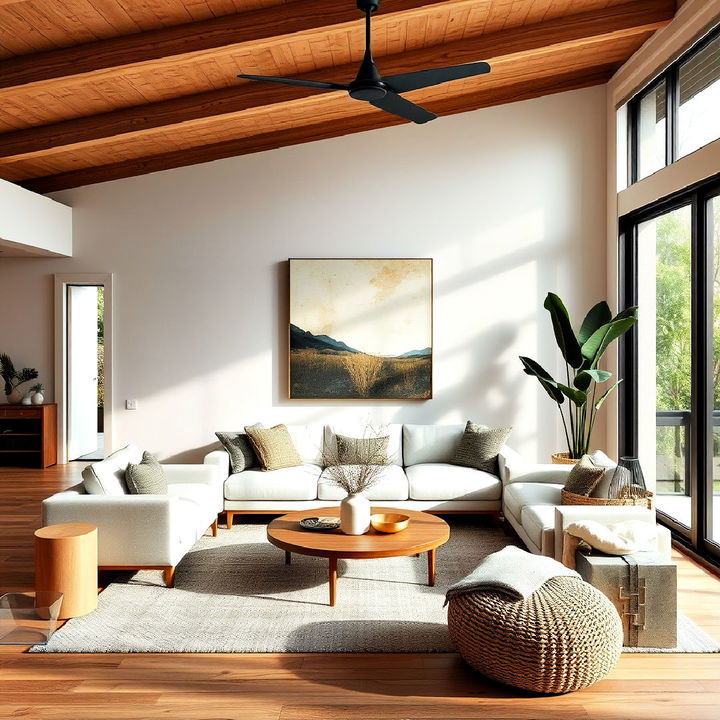 natural themed décor for living room