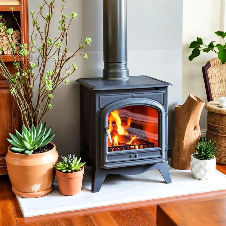 nature s touch wood stove surround