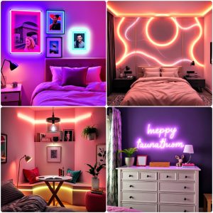 neon bedroom ideas