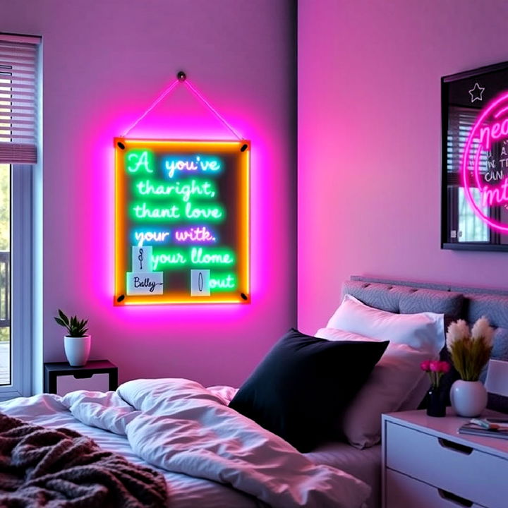 neon message board