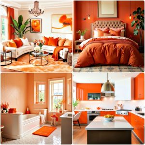 orange room ideas