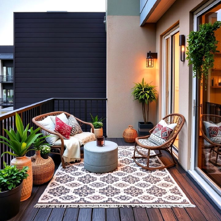 outdoor rug for bedroom balcony