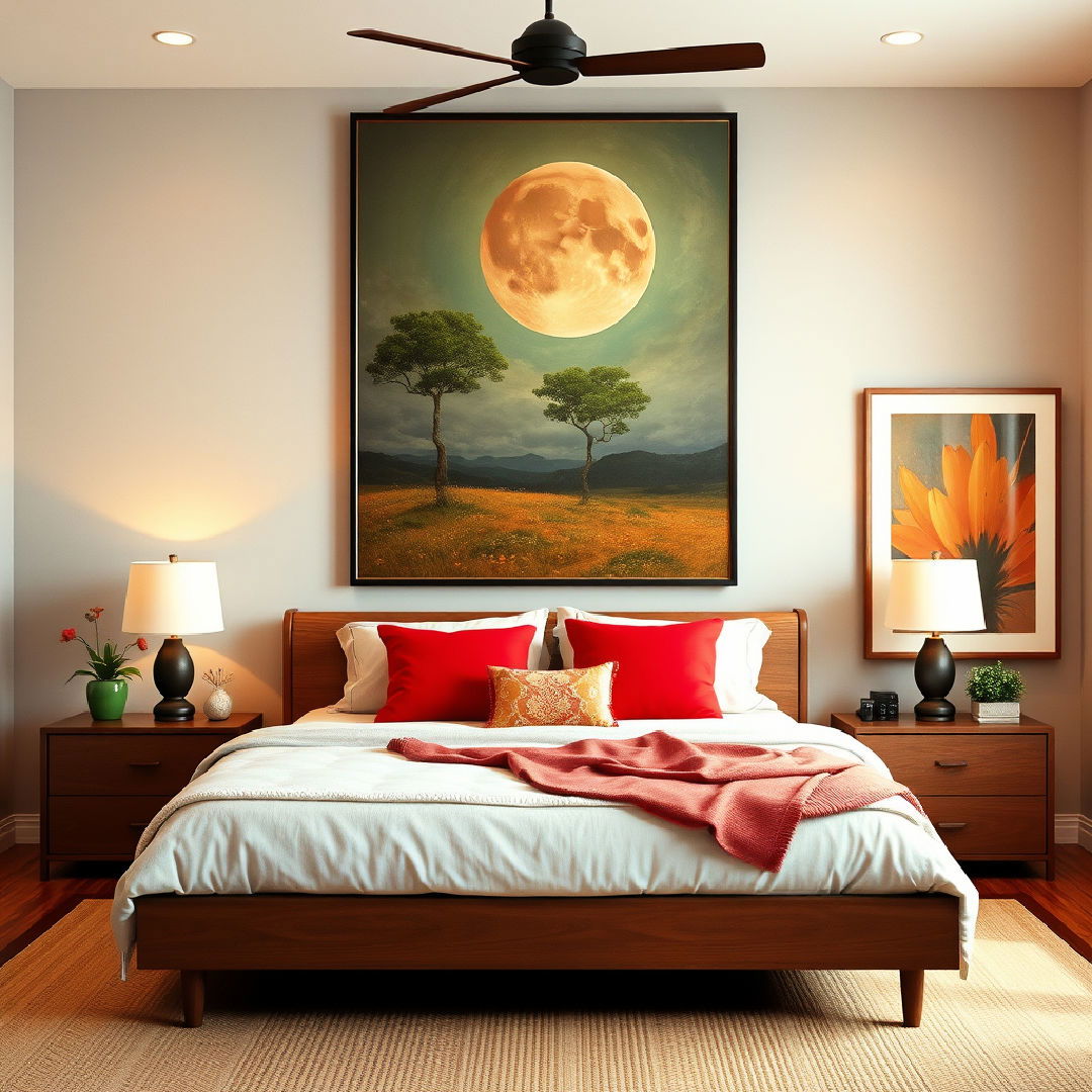 oversized wall art for 2000s bedroom