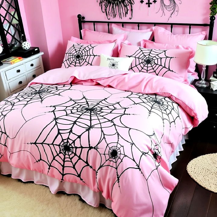 pastel gothic bedding with unique patterns