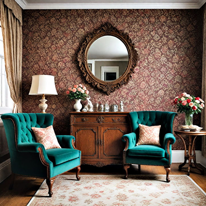 patterned wallpaper for victorian interiors