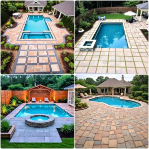 pavers around pool ideas