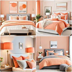 peach bedroom ideas