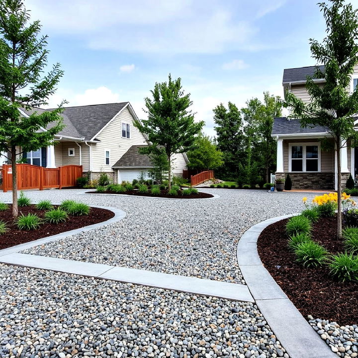 permeable paving driveway