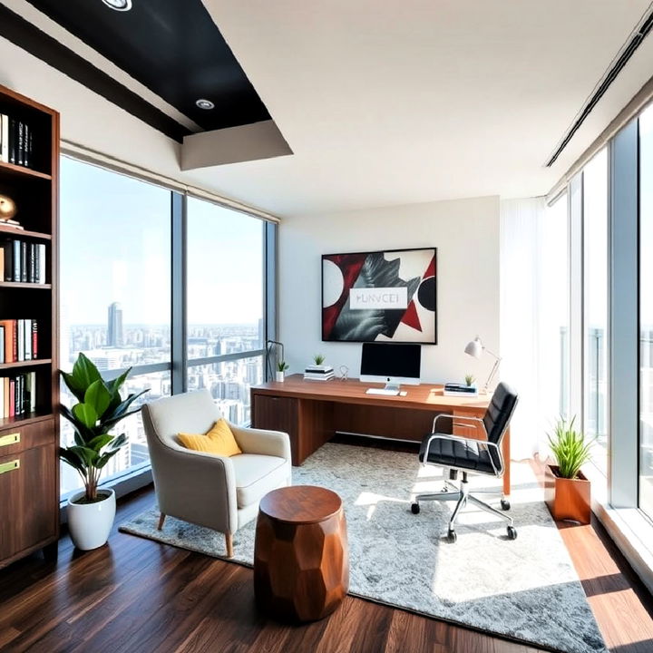 personal office space in penthouse