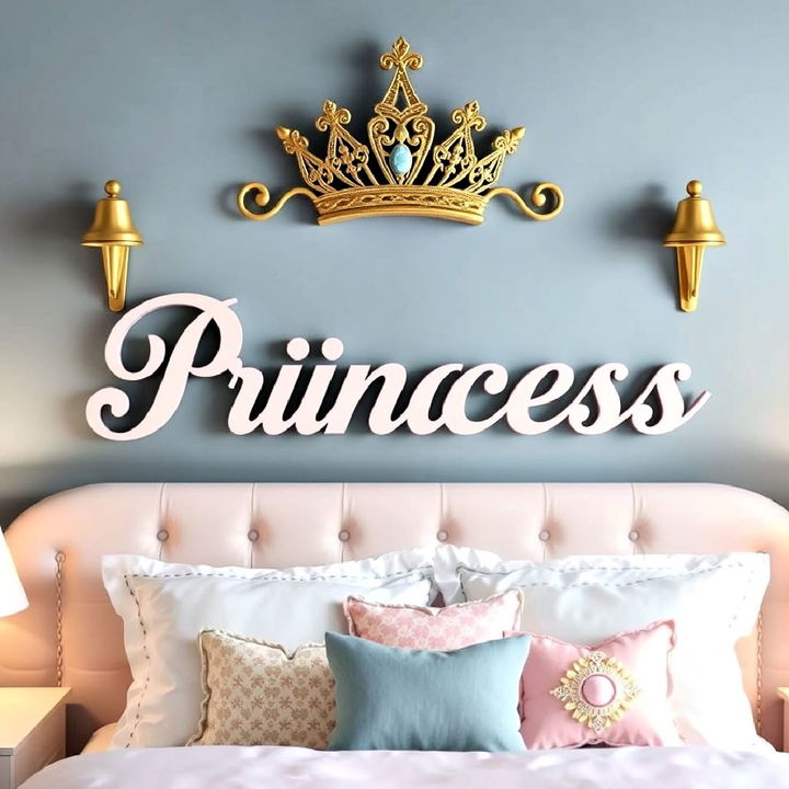 personalized and chic princess name sign