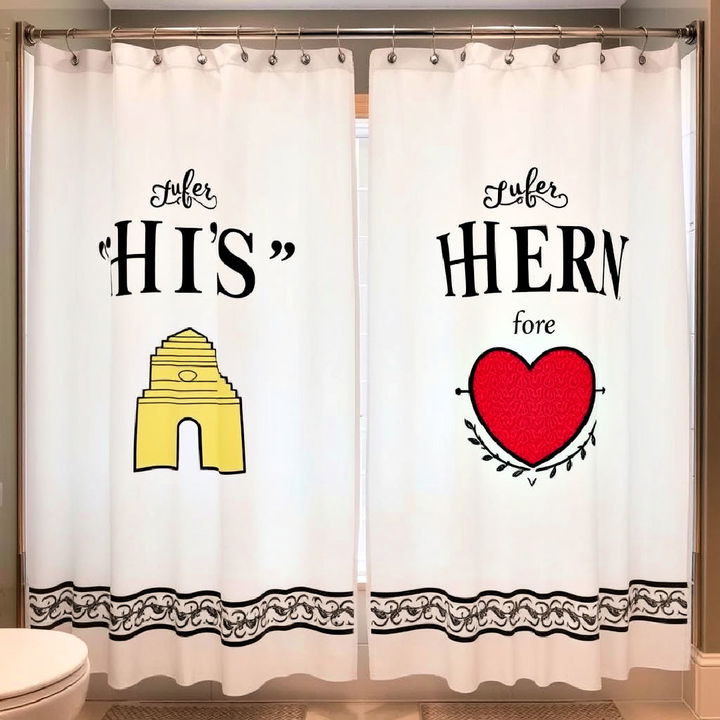 personalized shower curtains