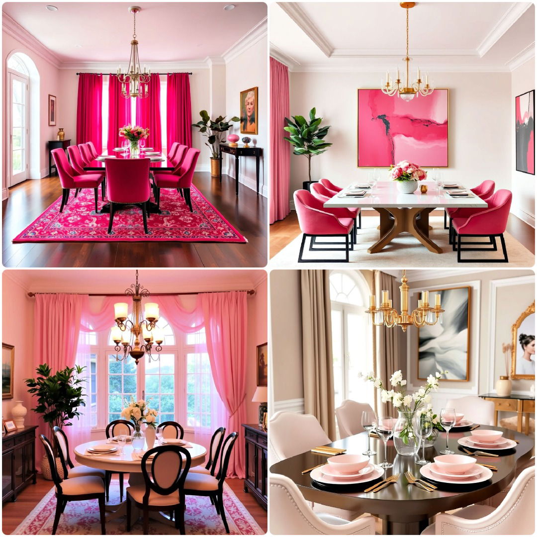15 Pink Dining Room Ideas To Brighten Your Space