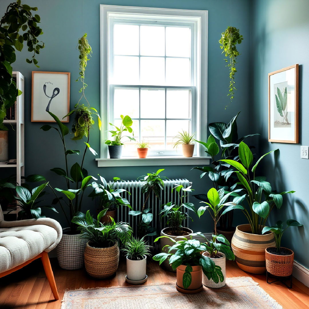 plant decor for a fresh and relaxed vibe
