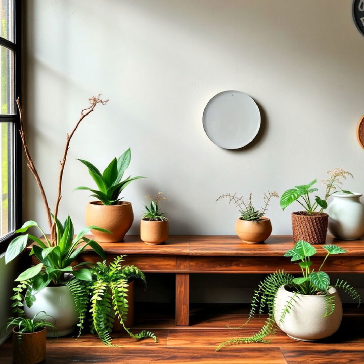 plants with the wabi sabi philosophy