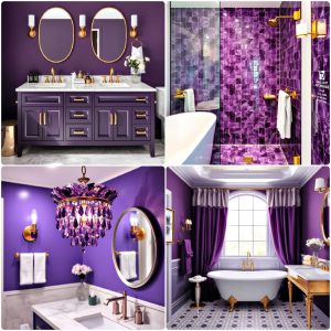 purple bathroom ideas