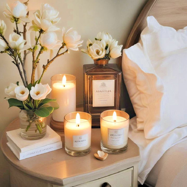 relaxing magnolia scented candles 1