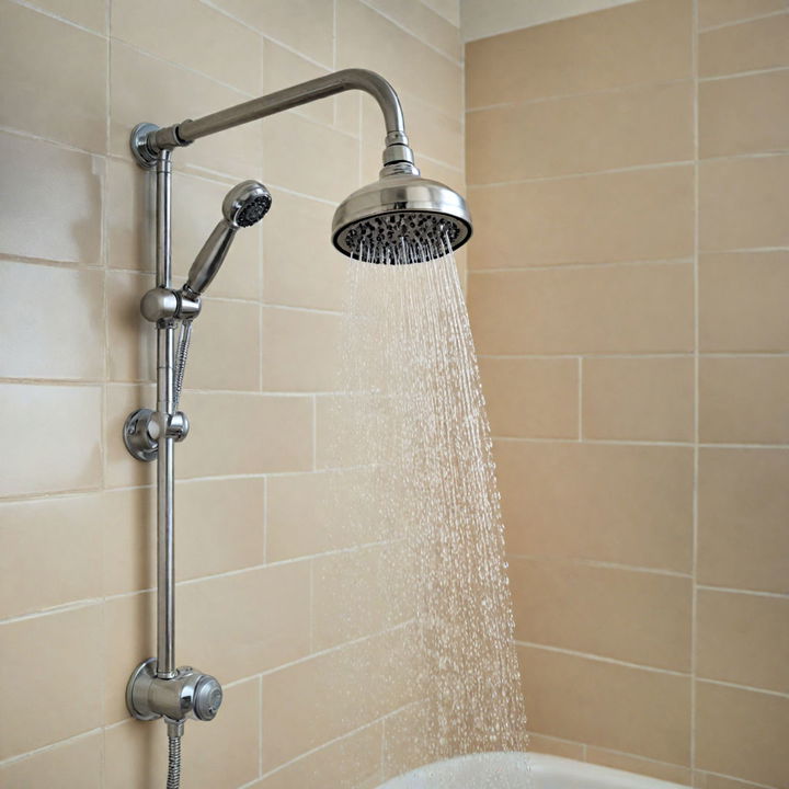 retractable shower head