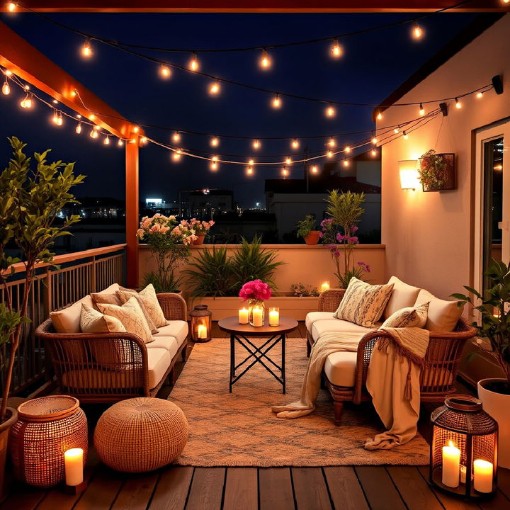 romantic hideaway terrace