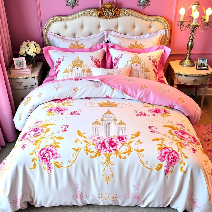 royal themed bedding for a princess room