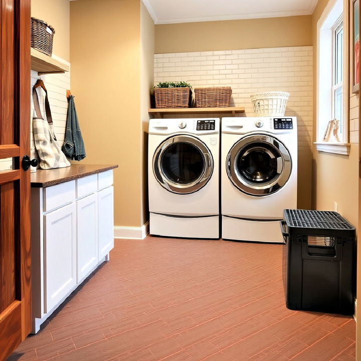 rubber flooring for laundry room