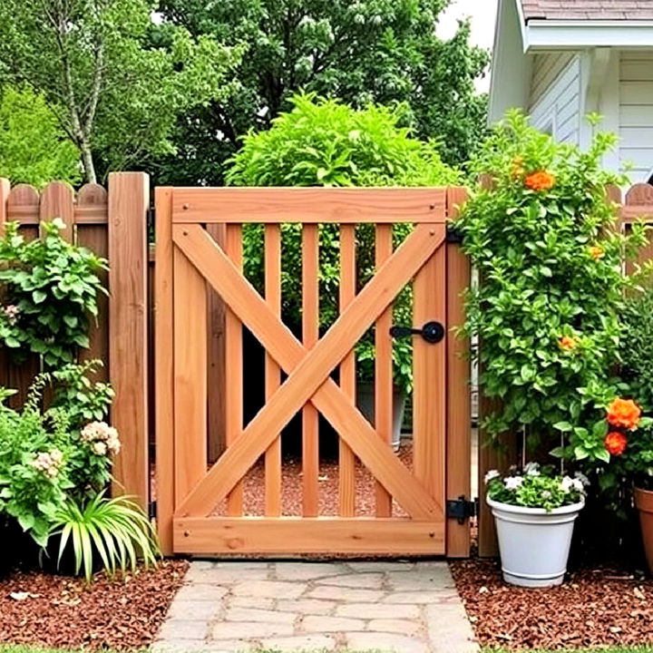 rustic farmhouse style gate