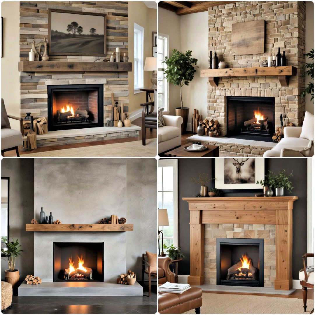 20 Rustic Fireplace Ideas To Warm Up Your Home