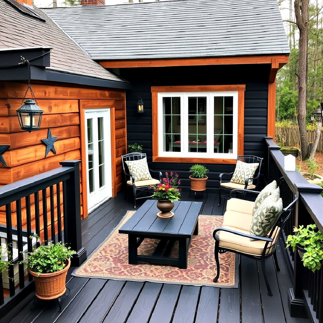 20 Black Deck Ideas for A Stylish Outdoor Space