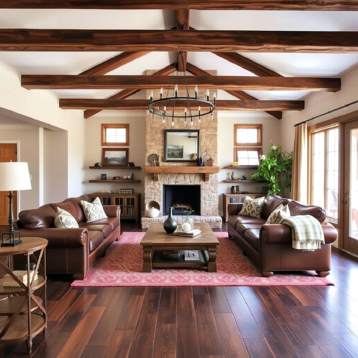 rustic living room design