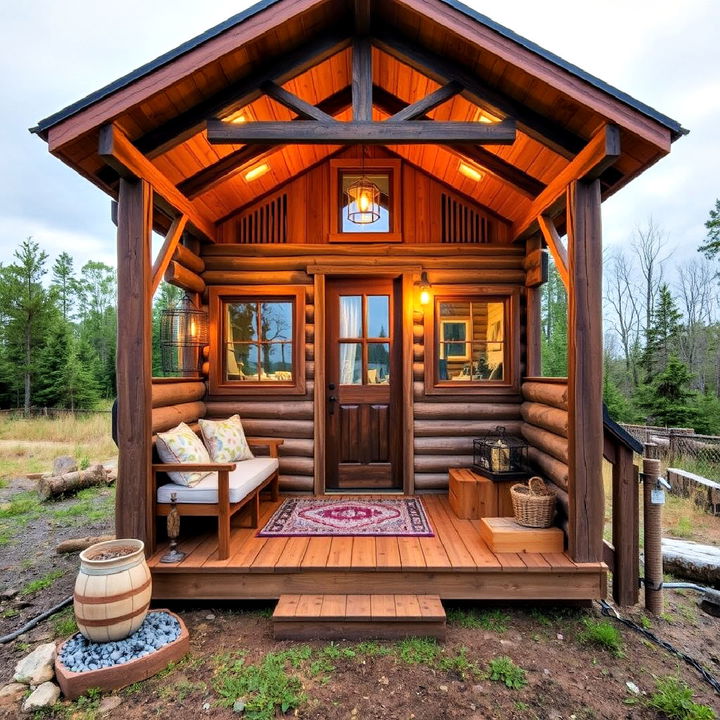 rustic retreat tiny house