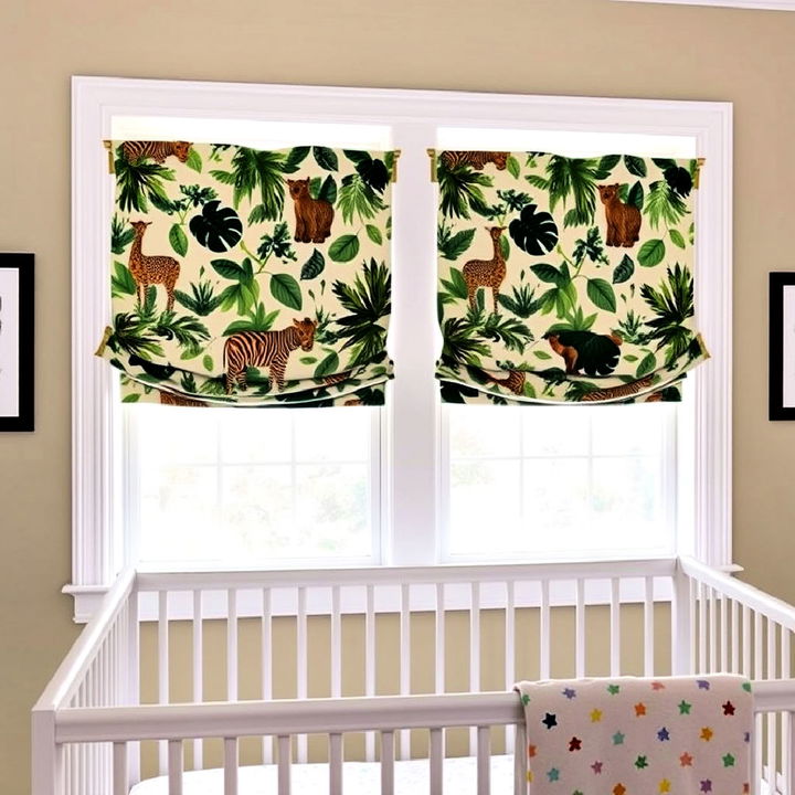 safari themed curtains for nursery