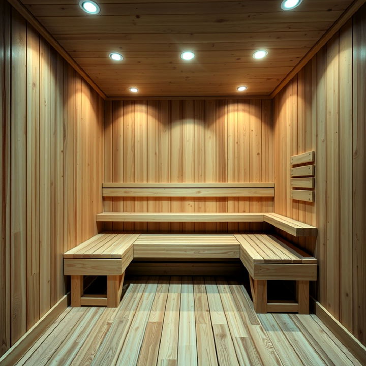 sauna to unwind and relieve stress