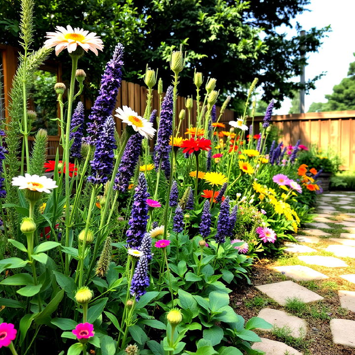 sensory garden to create a calming environment