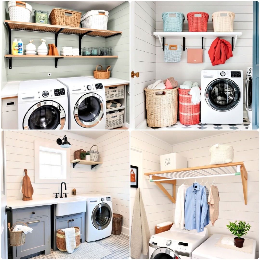15 Shiplap Laundry Room Ideas To Add Charm and Style