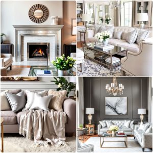 silver living room ideas