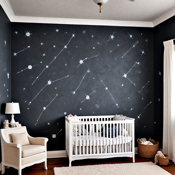 simple stick on constellation wall decals