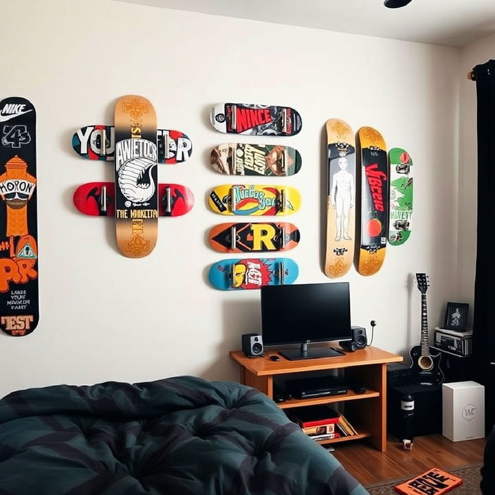 skateboard deck wall art