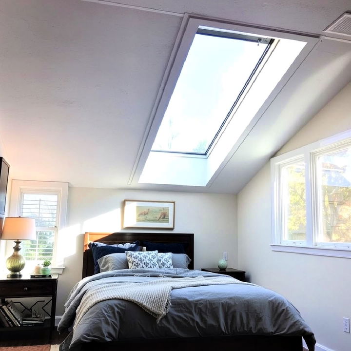 skylight to bring the outdoors in