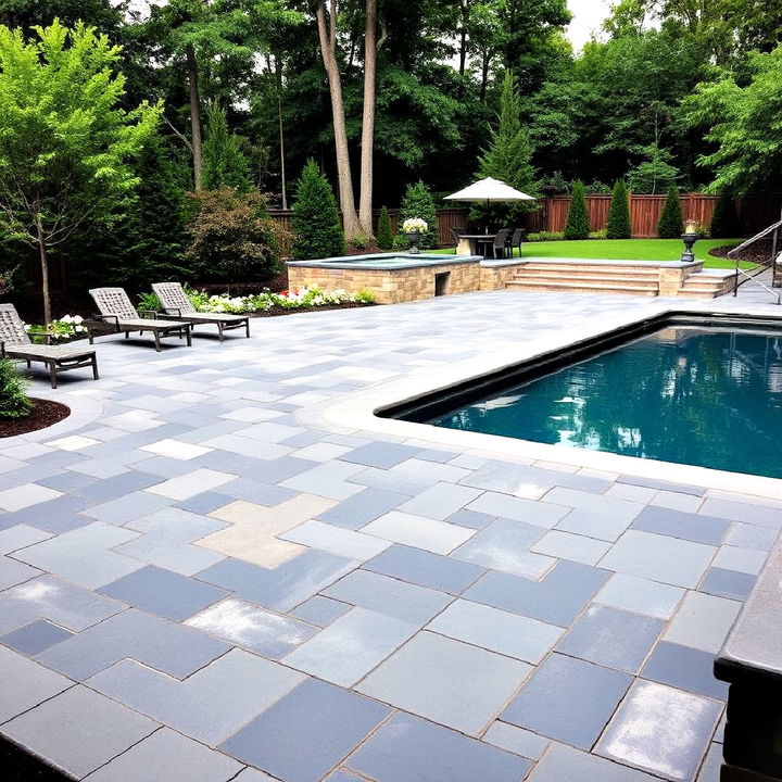 slate pavers for sophisticated depth