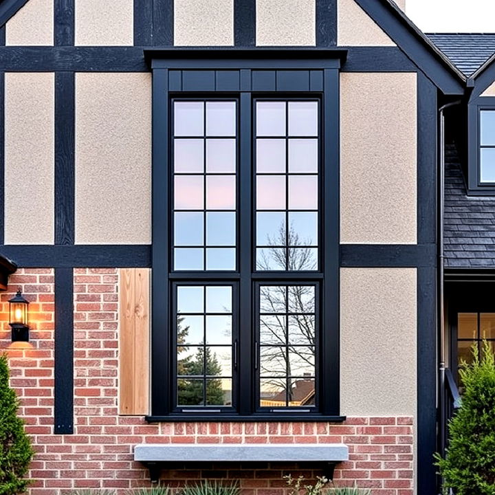 sleek metal window frames for modern flair