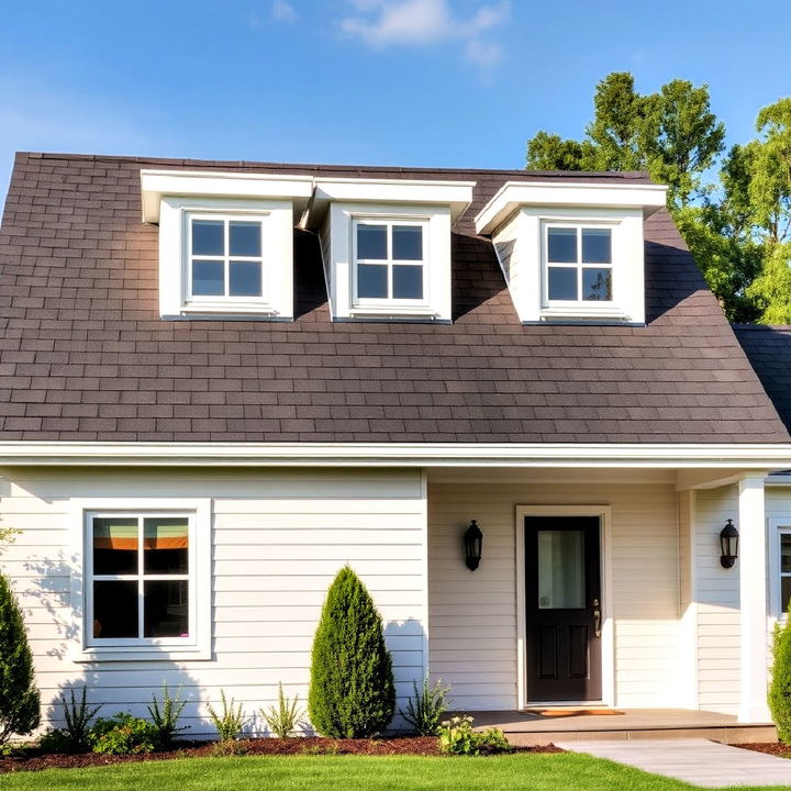 sleek modern dormer windows