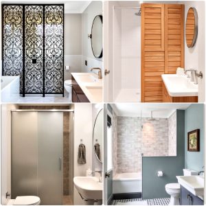 small bathroom partition ideas