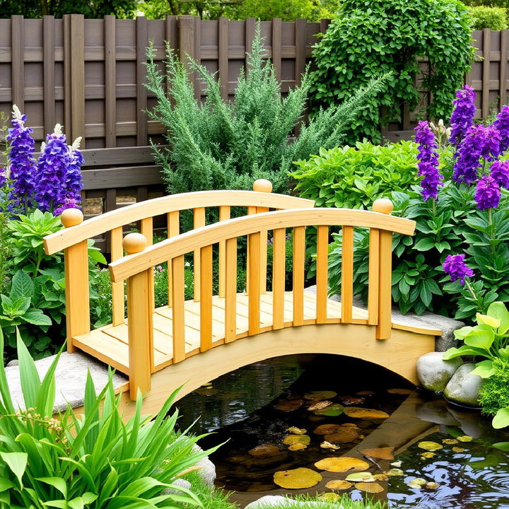 small footbridge for garden