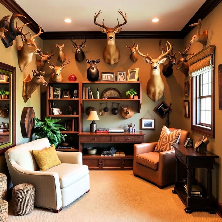 small space trophy room to make a big impact