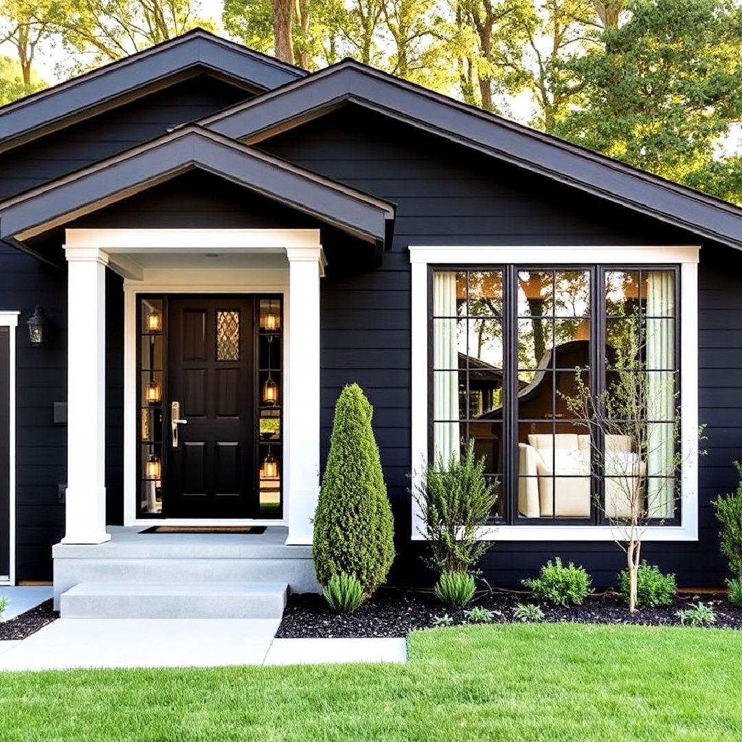 30 Black House Siding Ideas for A Modern Home Exterior