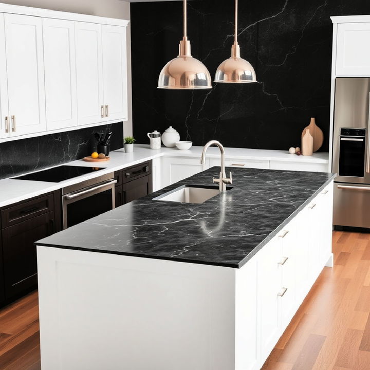 soapstone quartz kitchen countertop