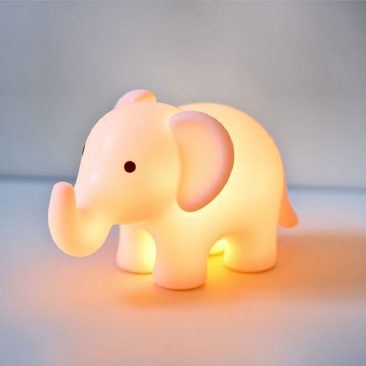 soft elephant shaped nightlight