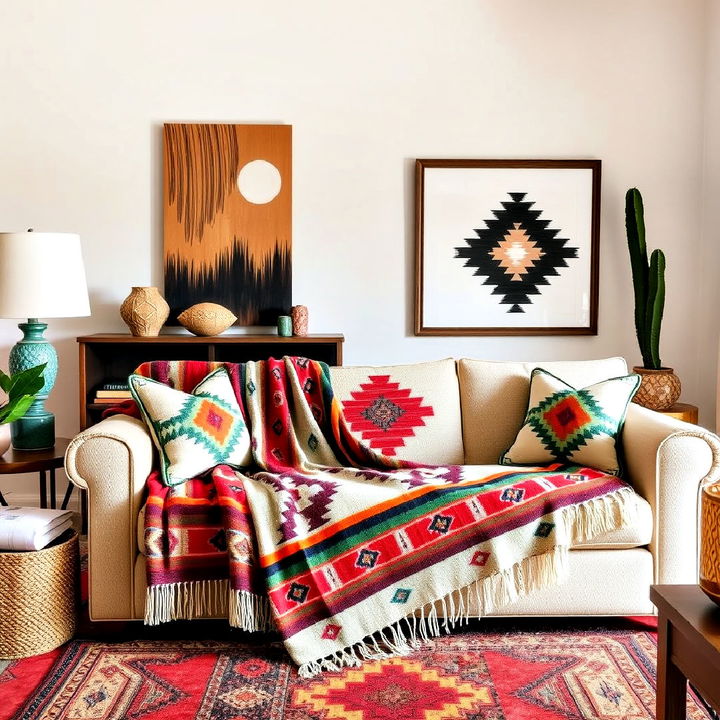 southwestern blanket and throw