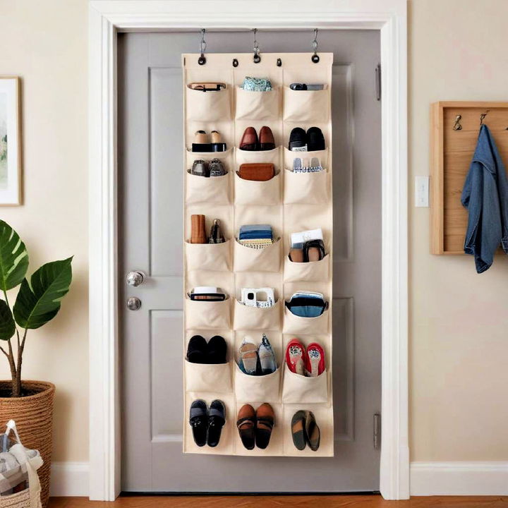 space saving over the door organizer