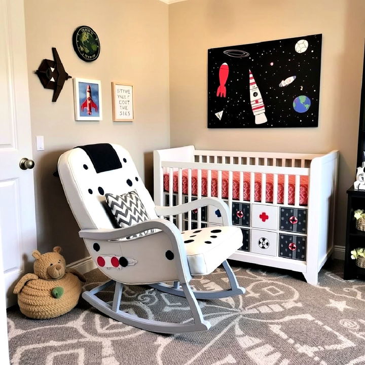 spaceship rocking chair to bring comfort